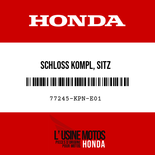 image de 77245-KPN-E01 SCHLOSS KOMPL, SITZ