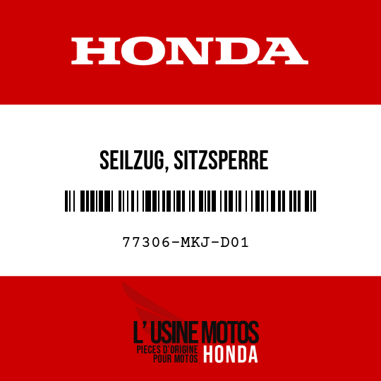 image de 77306-MKJ-D01 SEILZUG, SITZSPERRE