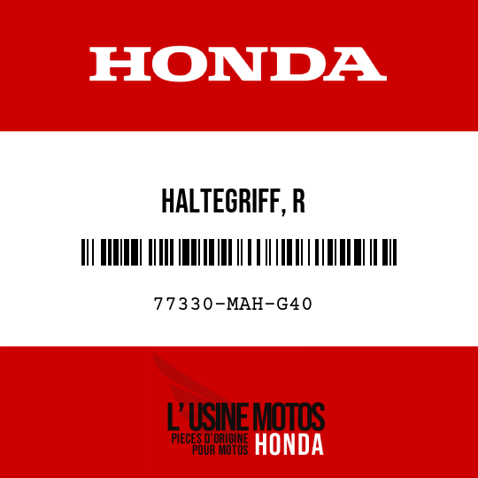 image de 77330-MAH-G40 HALTEGRIFF, R