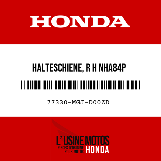 image de 77330-MGJ-D00ZD HALTESCHIENE, R H NHA84P