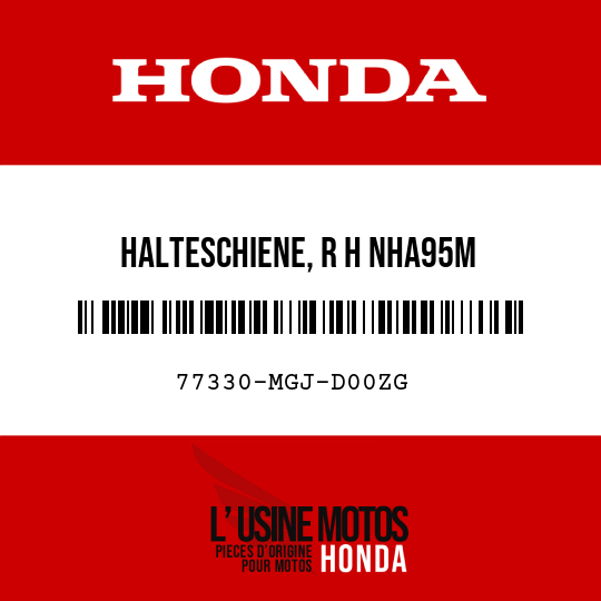 image de 77330-MGJ-D00ZG HALTESCHIENE, R H NHA95M
