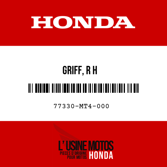 image de 77330-MT4-000 GRIFF, R H