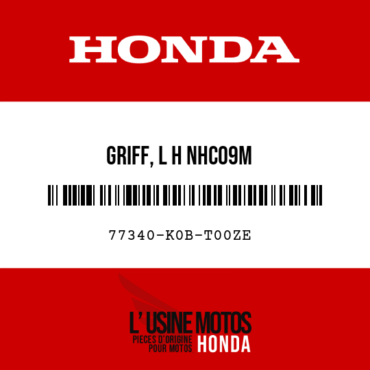 image de 77340-K0B-T00ZE GRIFF, L H NHC09M