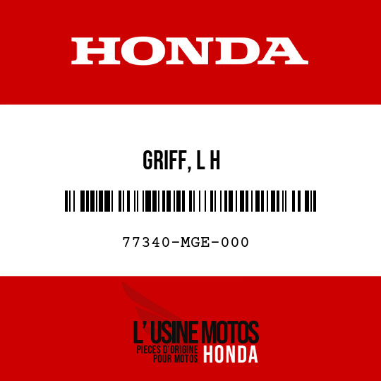image de 77340-MGE-000 GRIFF, L H