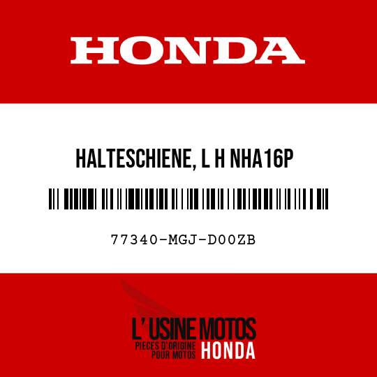 image de 77340-MGJ-D00ZB HALTESCHIENE, L H NHA16P
