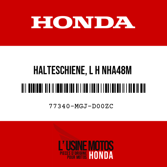 image de 77340-MGJ-D00ZC HALTESCHIENE, L H NHA48M