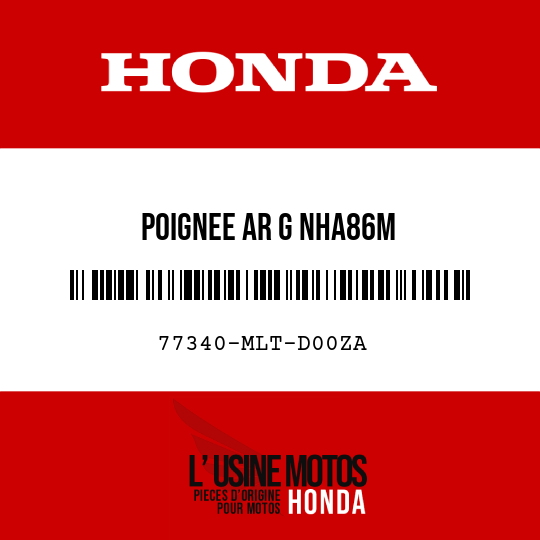 image de 77340-MLT-D00ZA POIGNEE AR G NHA86M
