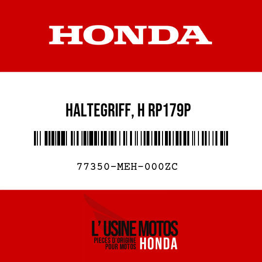 image de 77350-MEH-000ZC HALTEGRIFF, H RP179P