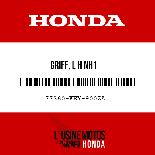 image de 77360-KEY-900ZA GRIFF, L H NH1 