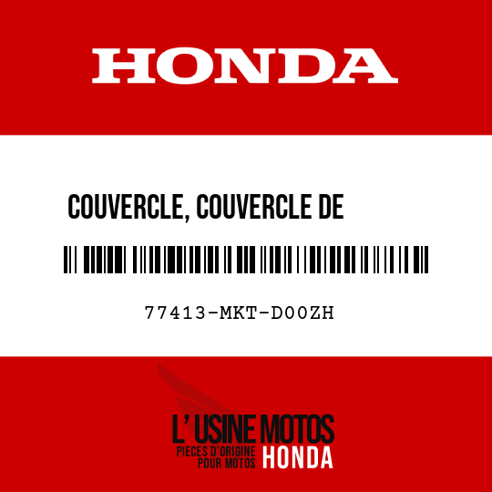 image de 77413-MKT-D00ZH COUVERCLE, COUVERCLE DE       REMPLISSAGE DE CARBURANT NHB54P