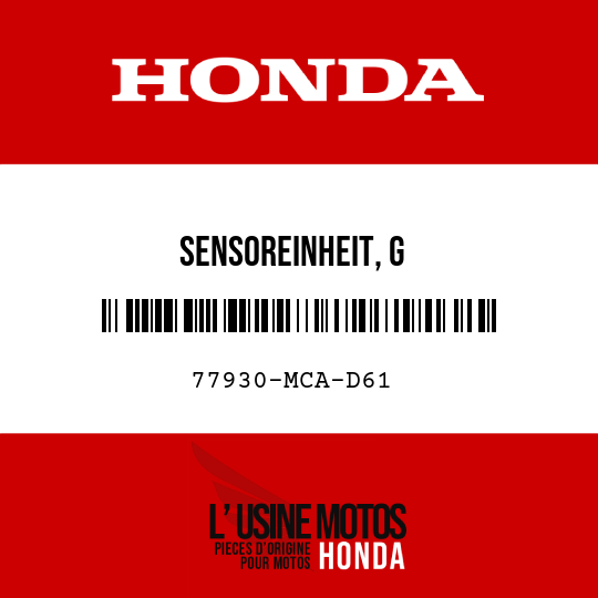 image de 77930-MCA-D61 SENSOREINHEIT, G