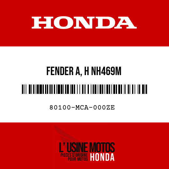 image de 80100-MCA-000ZE FENDER A, H NH469M 