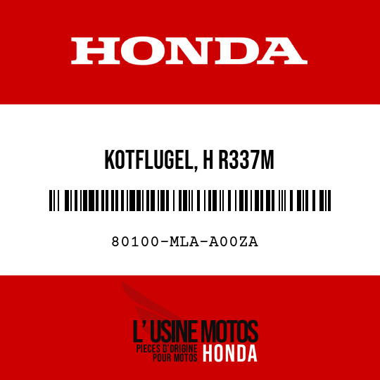 image de 80100-MLA-A00ZA KOTFLUGEL, H R337M