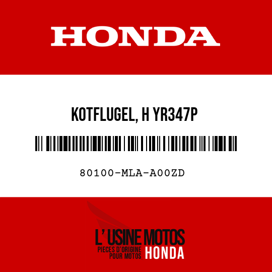 image de 80100-MLA-A00ZD KOTFLUGEL, H YR347P