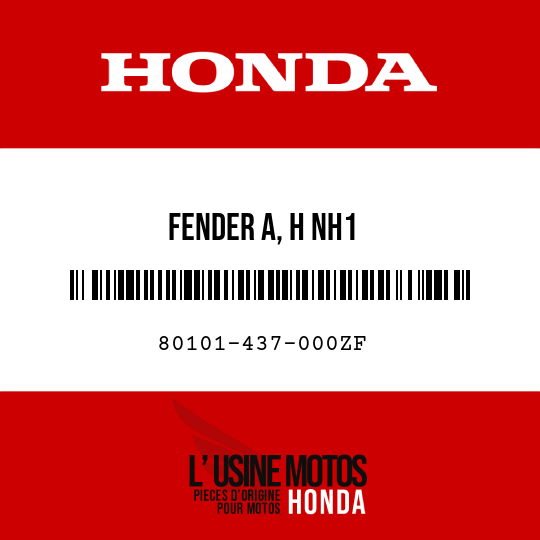 image de 80101-437-000ZF FENDER A, H NH1 