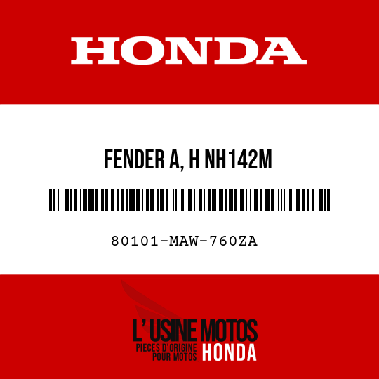 image de 80101-MAW-760ZA FENDER A, H NH142M 