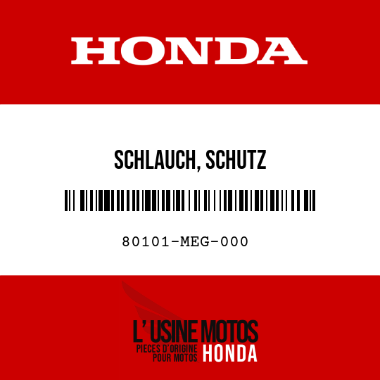 image de 80101-MEG-000 SCHLAUCH, SCHUTZ