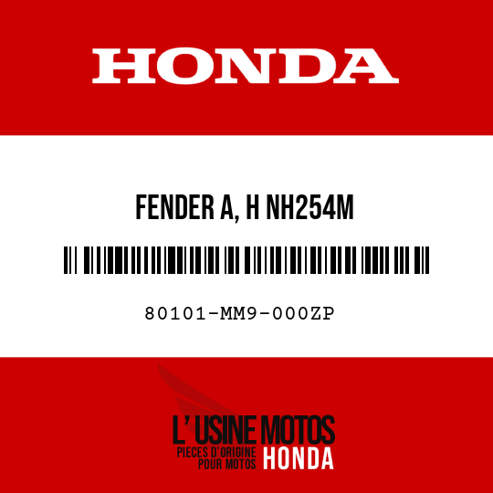 image de 80101-MM9-000ZP FENDER A, H NH254M 