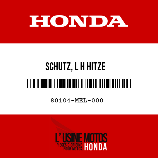 image de 80104-MEL-000 SCHUTZ, L H HITZE