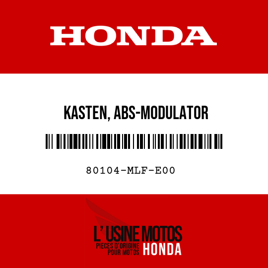 image de 80104-MLF-E00 KASTEN, ABS-MODULATOR
