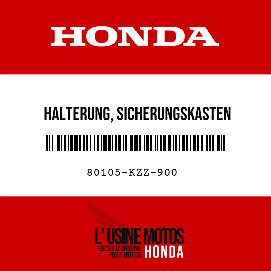 image de 80105-KZZ-900 HALTERUNG, SICHERUNGSKASTEN