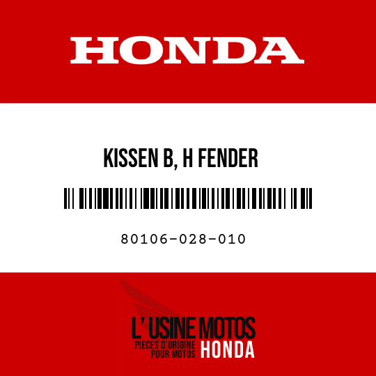 image de 80106-028-010 KISSEN B, H FENDER