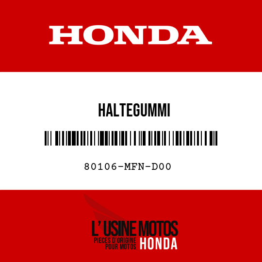 image de 80106-MFN-D00 HALTEGUMMI