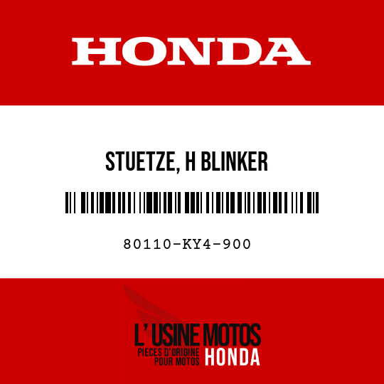 image de 80110-KY4-900 STUETZE, H BLINKER