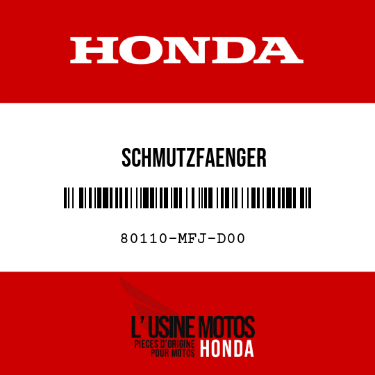 image de 80110-MFJ-D00 SCHMUTZFAENGER