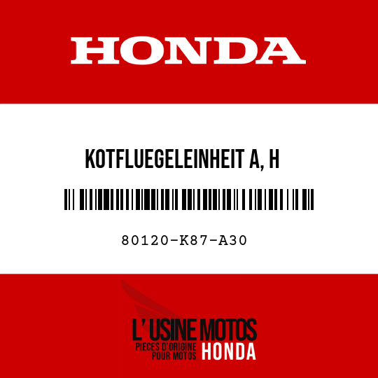 image de 80120-K87-A30 KOTFLUEGELEINHEIT A, H