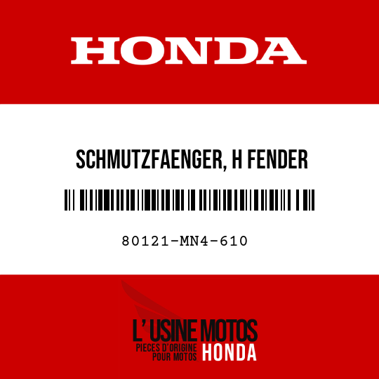 image de 80121-MN4-610 SCHMUTZFAENGER, H FENDER