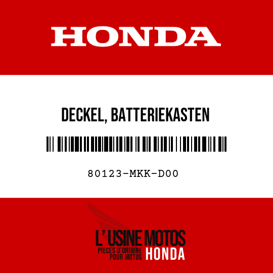 image de 80123-MKK-D00 DECKEL, BATTERIEKASTEN
