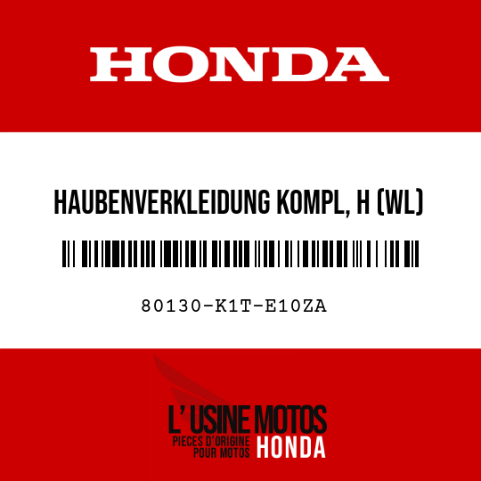 image de 80130-K1T-E10ZA HAUBENVERKLEIDUNG KOMPL, H (WL) TYPE1