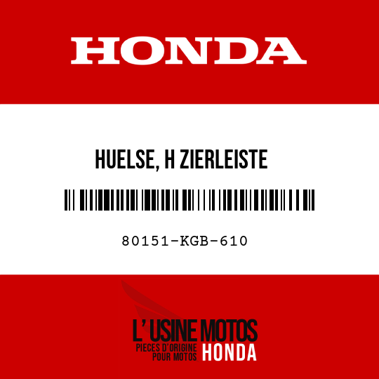 image de 80151-KGB-610 HUELSE, H ZIERLEISTE