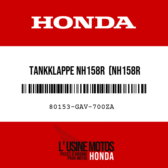 image de 80153-GAV-700ZA TANKKLAPPE NH158R  (NH158R KARBONGRAU)