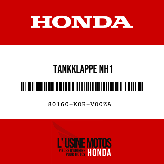 image de 80160-K0R-V00ZA TANKKLAPPE NH1
