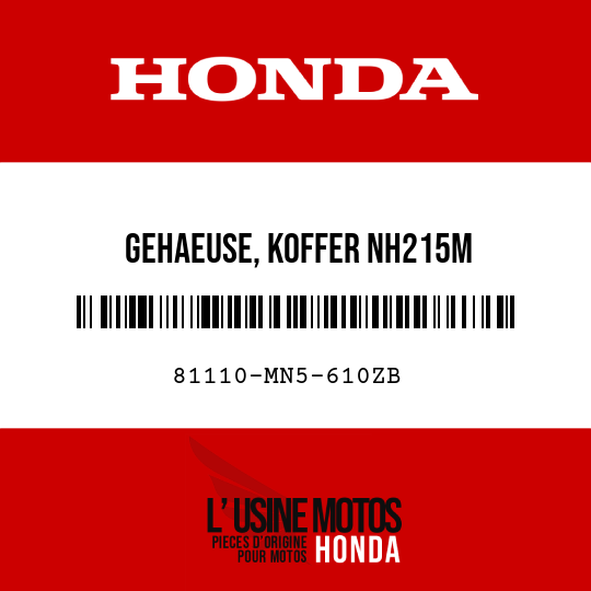 image de 81110-MN5-610ZB GEHAEUSE, KOFFER NH215M 