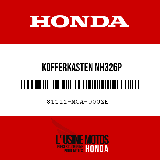 image de 81111-MCA-000ZE KOFFERKASTEN NH326P 
