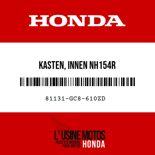 image de 81131-GC8-610ZD KASTEN, INNEN NH154R 