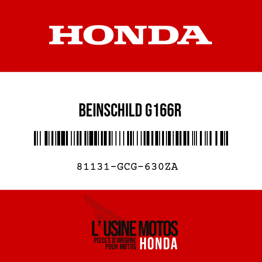 image de 81131-GCG-630ZA BEINSCHILD G166R 