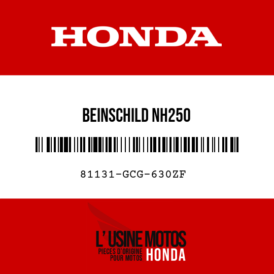 image de 81131-GCG-630ZF BEINSCHILD NH250 
