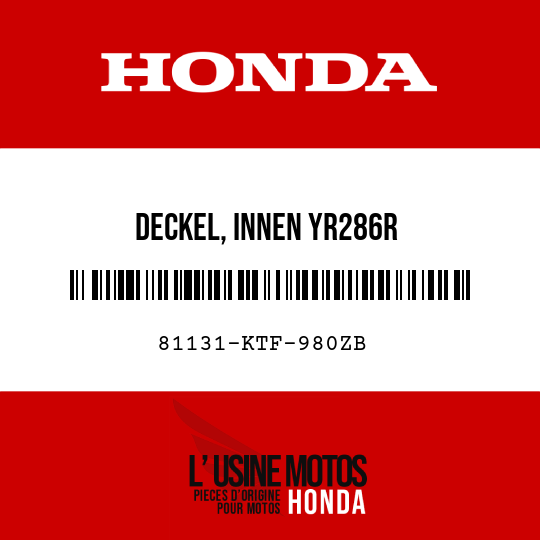 image de 81131-KTF-980ZB DECKEL, INNEN YR286R