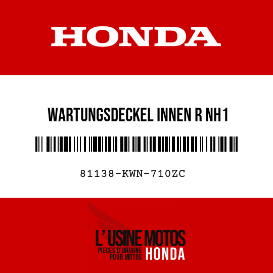 image de 81138-KWN-710ZC WARTUNGSDECKEL INNEN R NH1