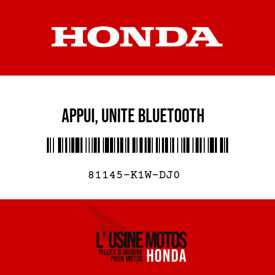 image de 81145-K1W-DJ0 APPUI, UNITE BLUETOOTH