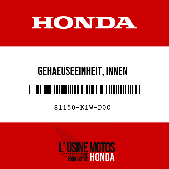 image de 81150-K1W-D00 GEHAEUSEEINHEIT, INNEN