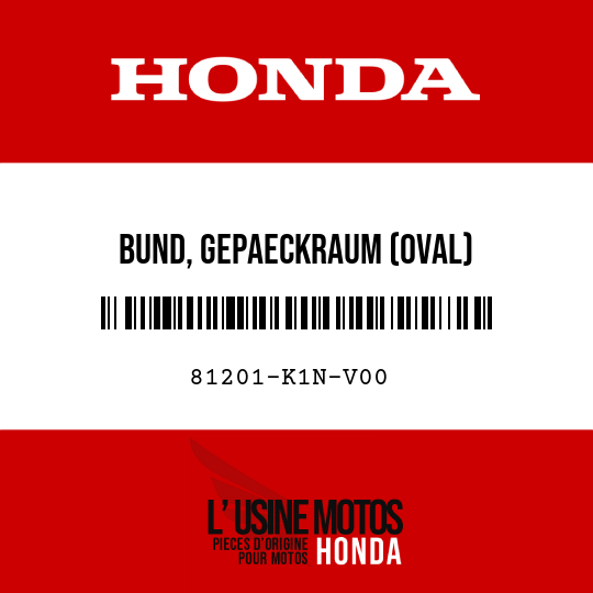 image de 81201-K1N-V00 BUND, GEPAECKRAUM (OVAL)