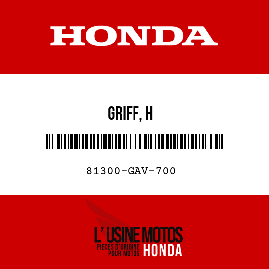 image de 81300-GAV-700 GRIFF, H