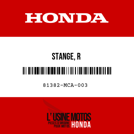 image de 81382-MCA-003 STANGE, R