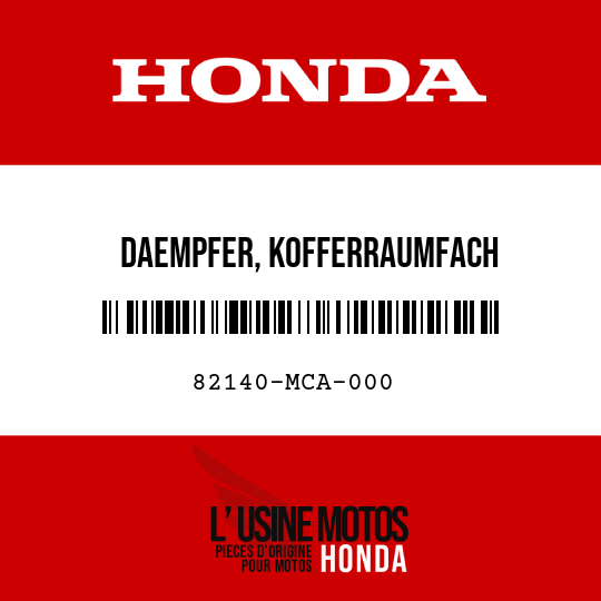 image de 82140-MCA-000 DAEMPFER, KOFFERRAUMFACH