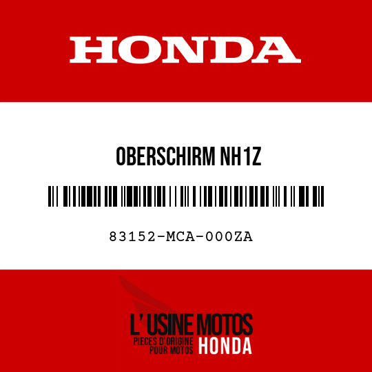 image de 83152-MCA-000ZA OBERSCHIRM NH1Z 